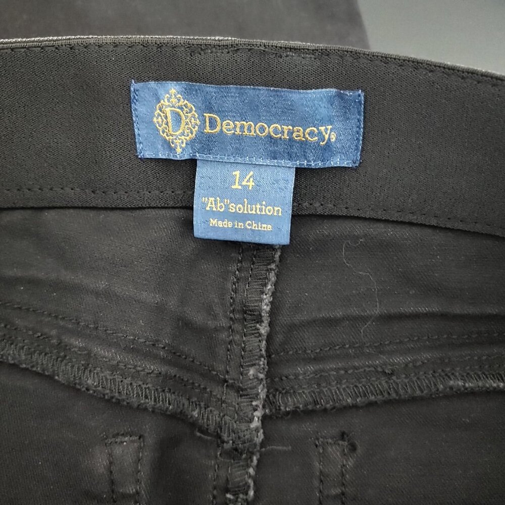 Democracy Ab Solution Itty Bitty Boot Leg Jean Size 14 - Picture 5 of 5